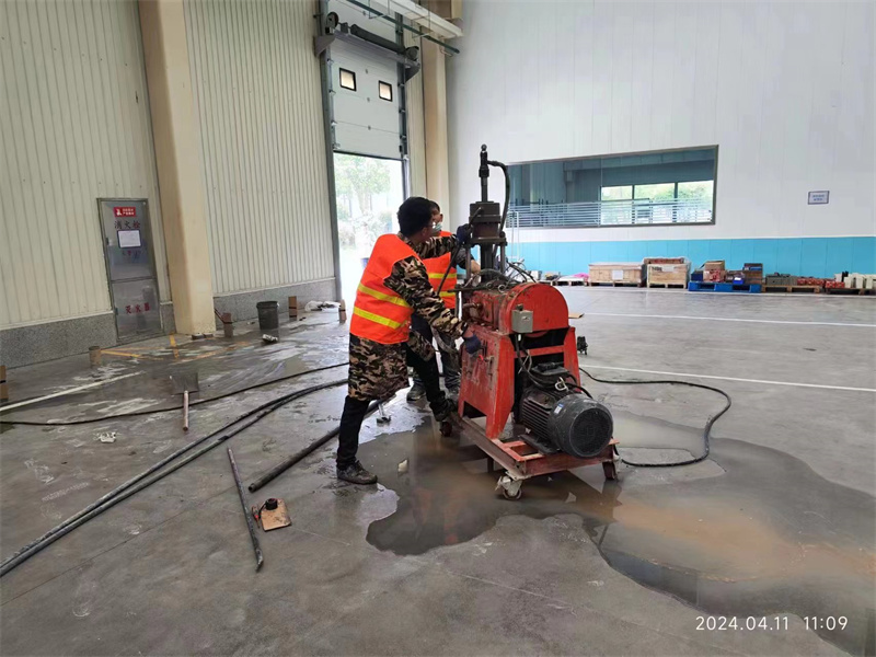 定日厂房地面下沉塌陷注浆加固施工